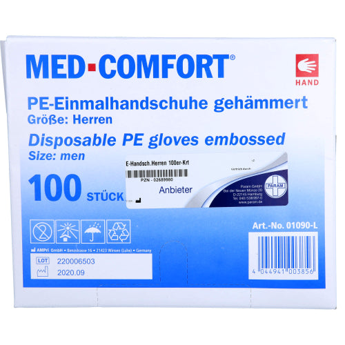 Handsker Plastik Herre (100 stk.)