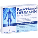 Paracetamol HEU 500mg TAB (20 stk.)