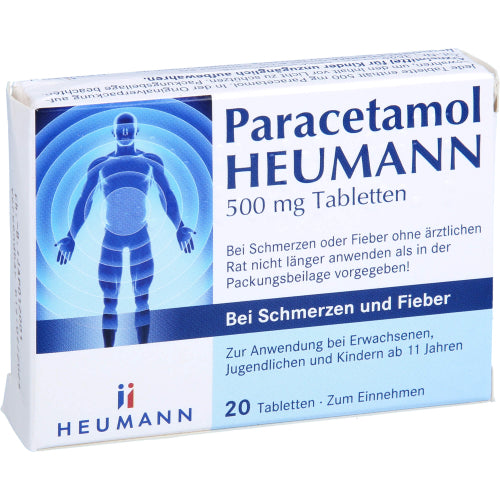 Paracetamol HEU 500mg TAB (20 stk.)
