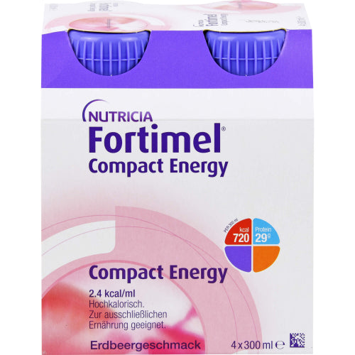 Fortimel Comp Energy Jordbær (4X300 ml)