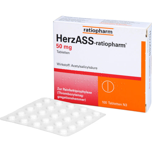 Herzass Ratiopharm 50mg (100 Stk.)
