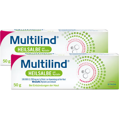 Multilind Heilsalbe Nystatin+Zink (2X50 g)