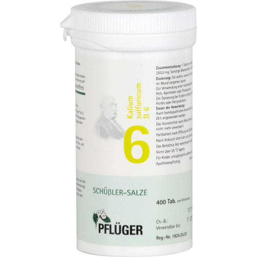 Biochemie 6 KAL Sulfur D 6 (400 stk.)