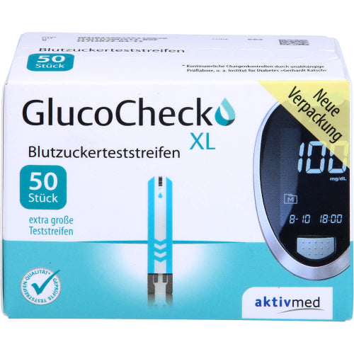 Glucocheck XL Blodsukker (50 stk.)