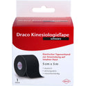Draco Kinesiologitape Sort 5 Cm X 5 M (1 stk.ück)
