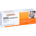 ASS Ratiopharm 500 mg (30 stk.)
