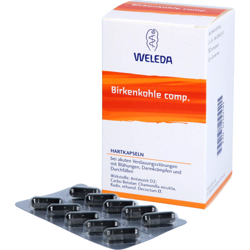 Birkenkohle Comp Kaps (50 stk.)