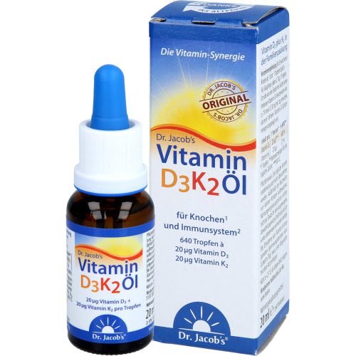 Vitamin D3K2 ÖL DR Jacobs (20 ml)