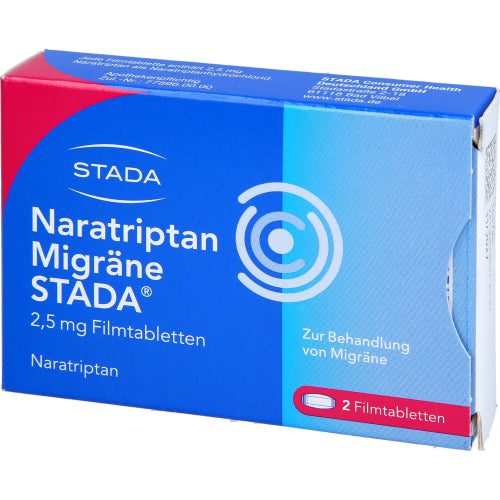 Naratriptan Migr Stada 2.5 (2 stk.)