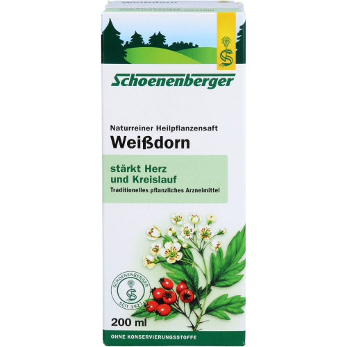 Weißdornsaft Schoenenberg (200 ml)
