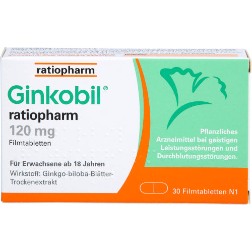 Ginkobil Ratio 120mg FTA (30 stk.)