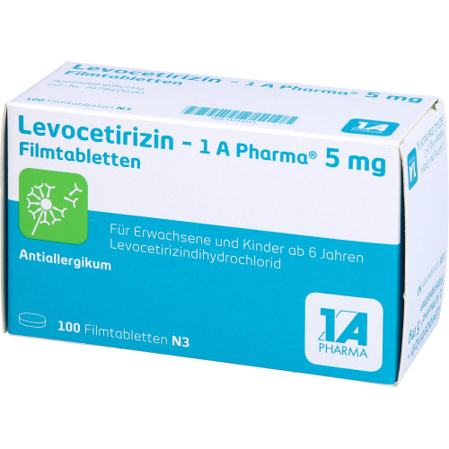 Levocetirizin 1A 5mg FTA (100 stk.)