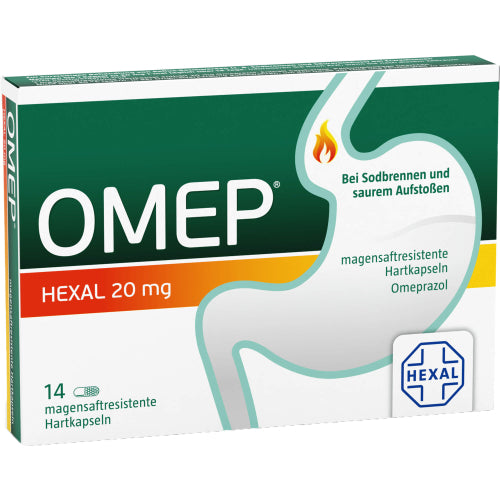 Omeprazol Hexal 20 mg MSR Hkaps (14 stk.)