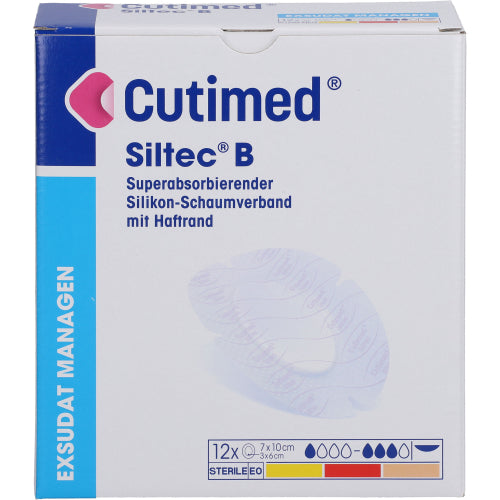 Cutimed Siltec B Oval 10X7 (12 Stk.)