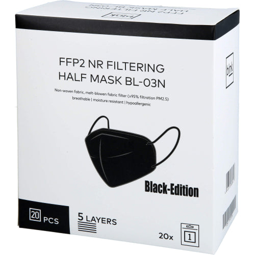 Blnk BL-03N FFP2 Schwarz (20 Stk.)