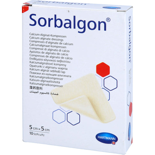 Sorbalgon Kompresse 5x5cm (10 Stk.)