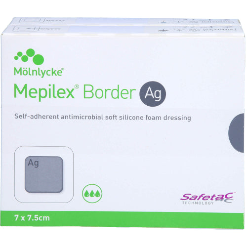 Mepilex B AG SCH 7X7.5 St (10 St.)