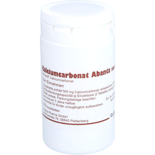 Calciumcarbonat Abanta 500 mg Kautabletten (100 St.)