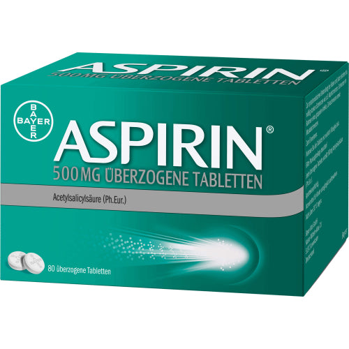 Aspirin 500mg Overtrukne Tabl (80 stk.)