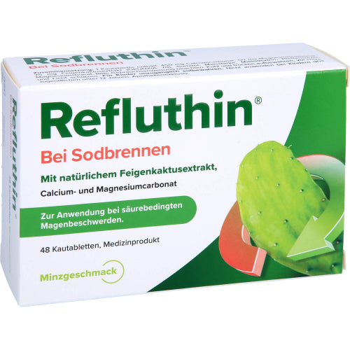 Refluthin bei Sodbrennen Kautabletten Minze (48 St.)