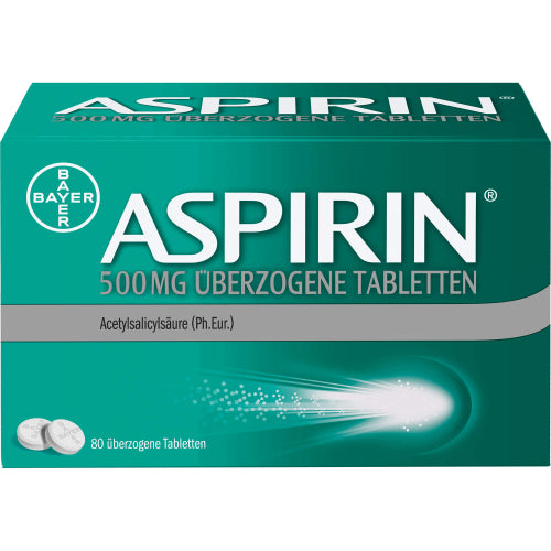 Aspirin 500mg Overtrukne Tabl (80 stk.)