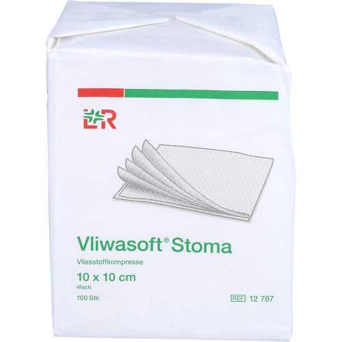 Vliwasoft Stoma 10x10cm 4-fach (100 Stk.)