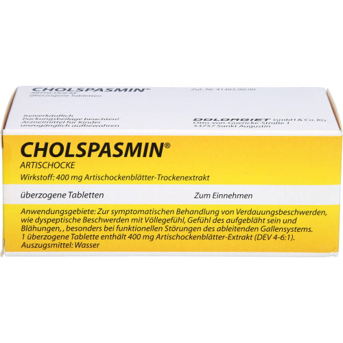 Cholspasmin Artischocken (50 Stk.)