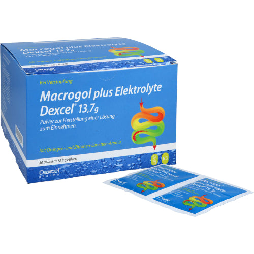 Macrogol Plus Elektrolyte Dexcel 13,7 G Plv (50 St.ck)