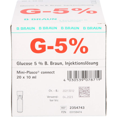 Glukose 5% Braun Minip CO (20X10 ml)