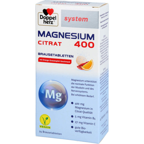 Doppelherz Magnes 400 Citr (24 Stk.)
