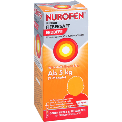 Nurofen JUN FS Jordbær 20 (100 ml)