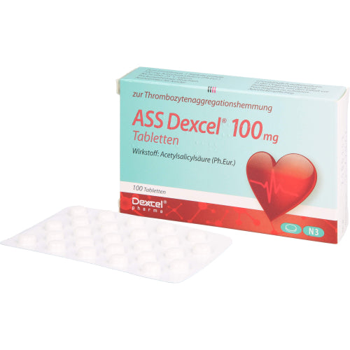 ASS Dexcel 100mg tabletter (100 stk.)