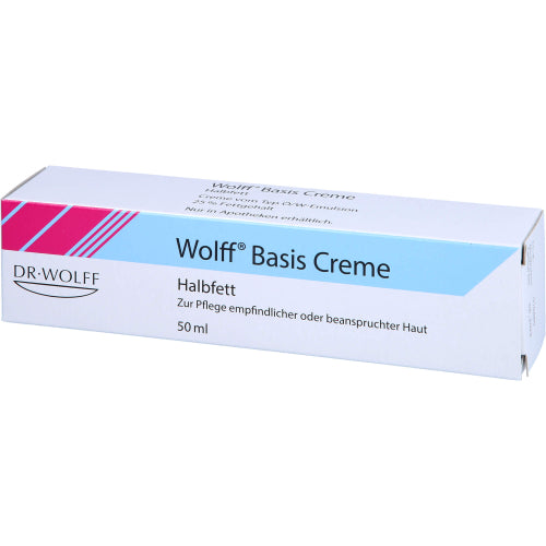 Wolff Basis Creme Halbfedt (50 ml)