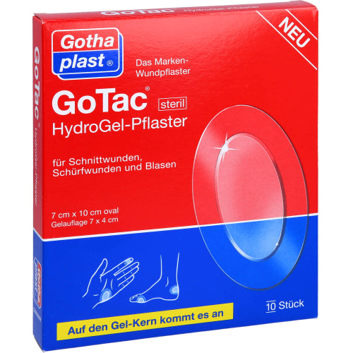 Gotac Hydrogelpflaster 7X10cm STERIL (10 Stk.)
