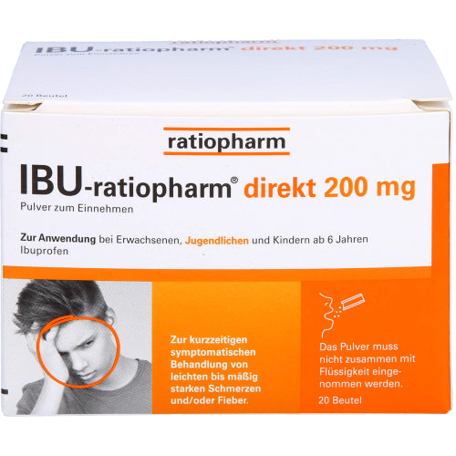 IBU Ratiopharm Direk 200mg (20 stk.)