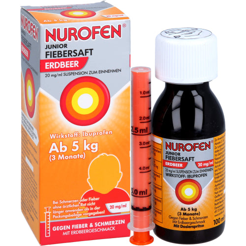 Nurofen JUN FS Jordbær 20 (100 ml)
