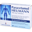 Paracetamol HEU 500mg TAB (20 stk.)