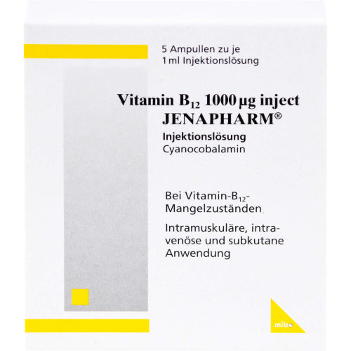 Vitamin B12 1000UG INJ Jena (5X1 ml)