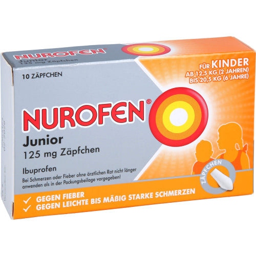 Nurofen Junior 125 mg Zäpfchen (10 Stk.)