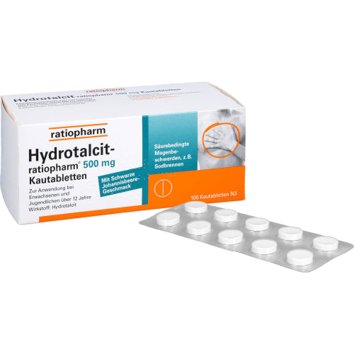 Hydrotalcit-Ratiopharm 500 mg Kautabletten (100 St.ück)