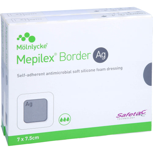 Mepilex B AG SCH 7X7.5 St (10 St.)