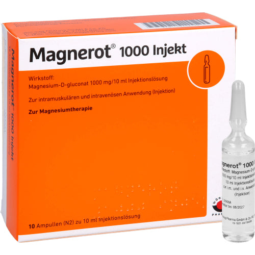 Magnerot 1000 Injekt (10X10 ml)