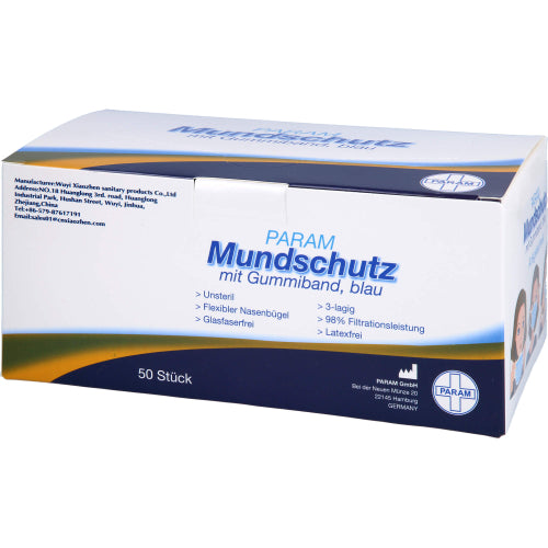 Einweg-Mundschutz 3-lagig (50 Stk.)
