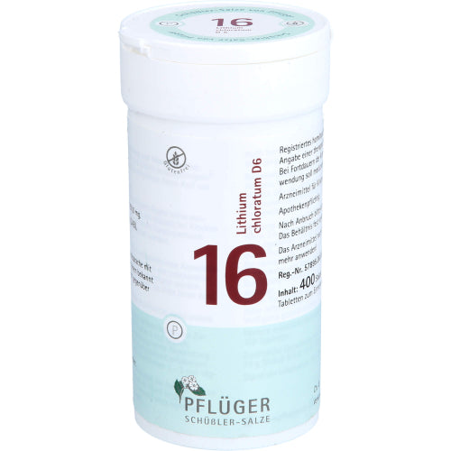 Biochemie 16 LIT Chlor D 6 (400 stk.)