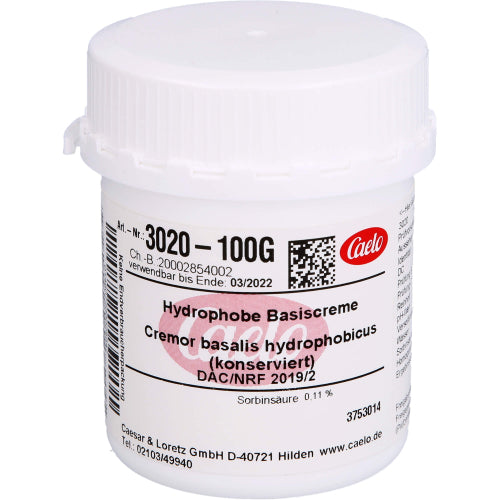 Hydrophobe Basiscreme DAC2002 (100 g)