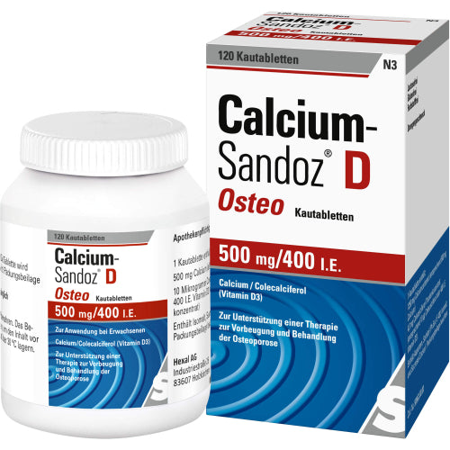 Calcium Sandoz D Osteo 400 (120 stk.)