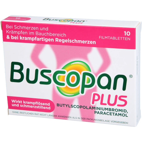 Buscopan Plus 10/500mg FTA (10 stk.)