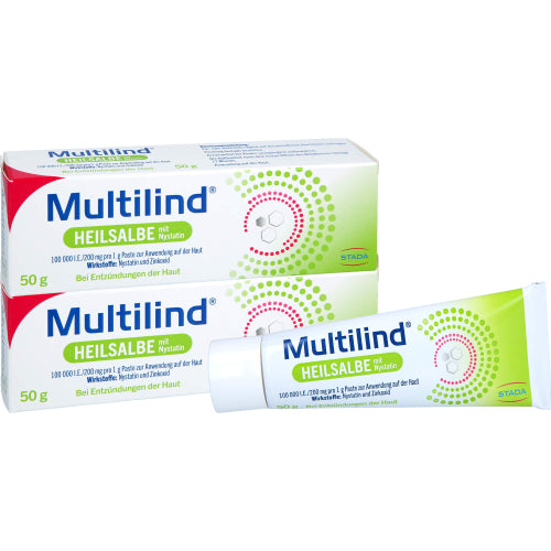 Multilind Heilsalbe Nystatin+Zink (2X50 g)