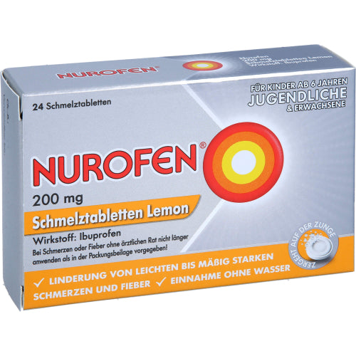 Nurofen 200 mg Schmelztabletten Lemo (24 St.)