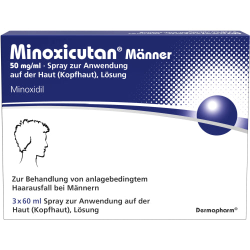Minoxicutan Männer 50 mg/ml (3X60 ml)
